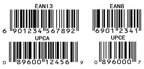 One-dimensional barcode